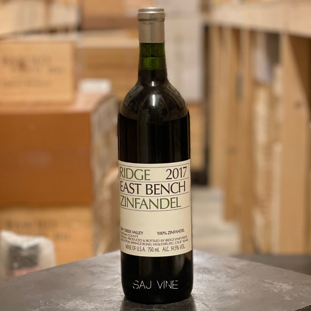RIDGE East Bench Zinfandel 2017 SAJ Vine ApS