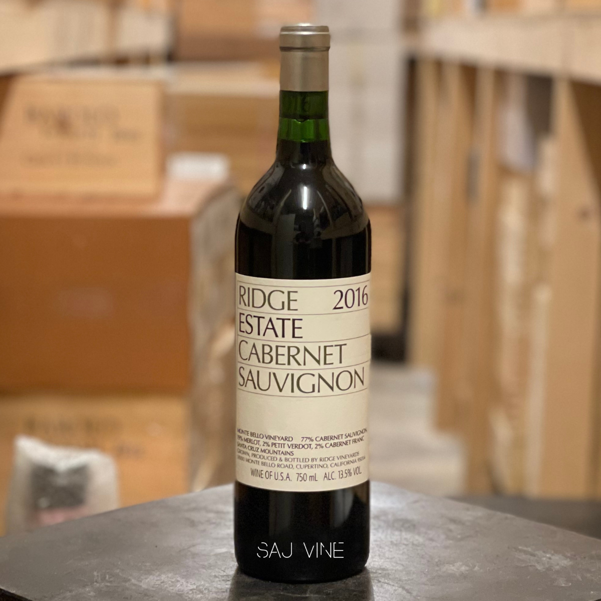 RIDGE Estate Sauvignon 2016 SAJ Vine ApS