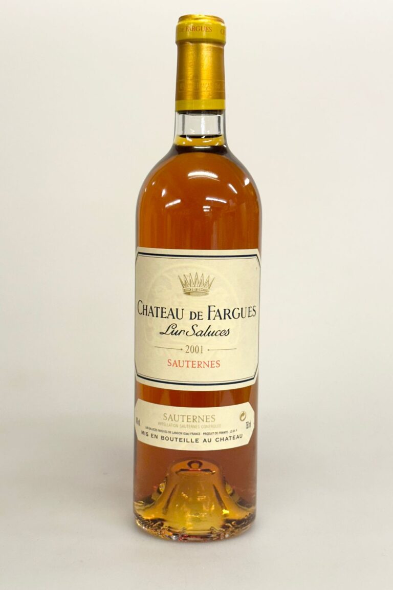 Chateau De Fargues Sauternes 2001