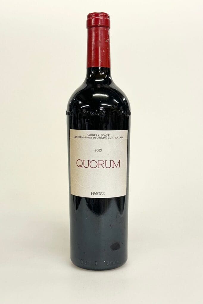 Hastae Barbera d'Asti Quorum 2003