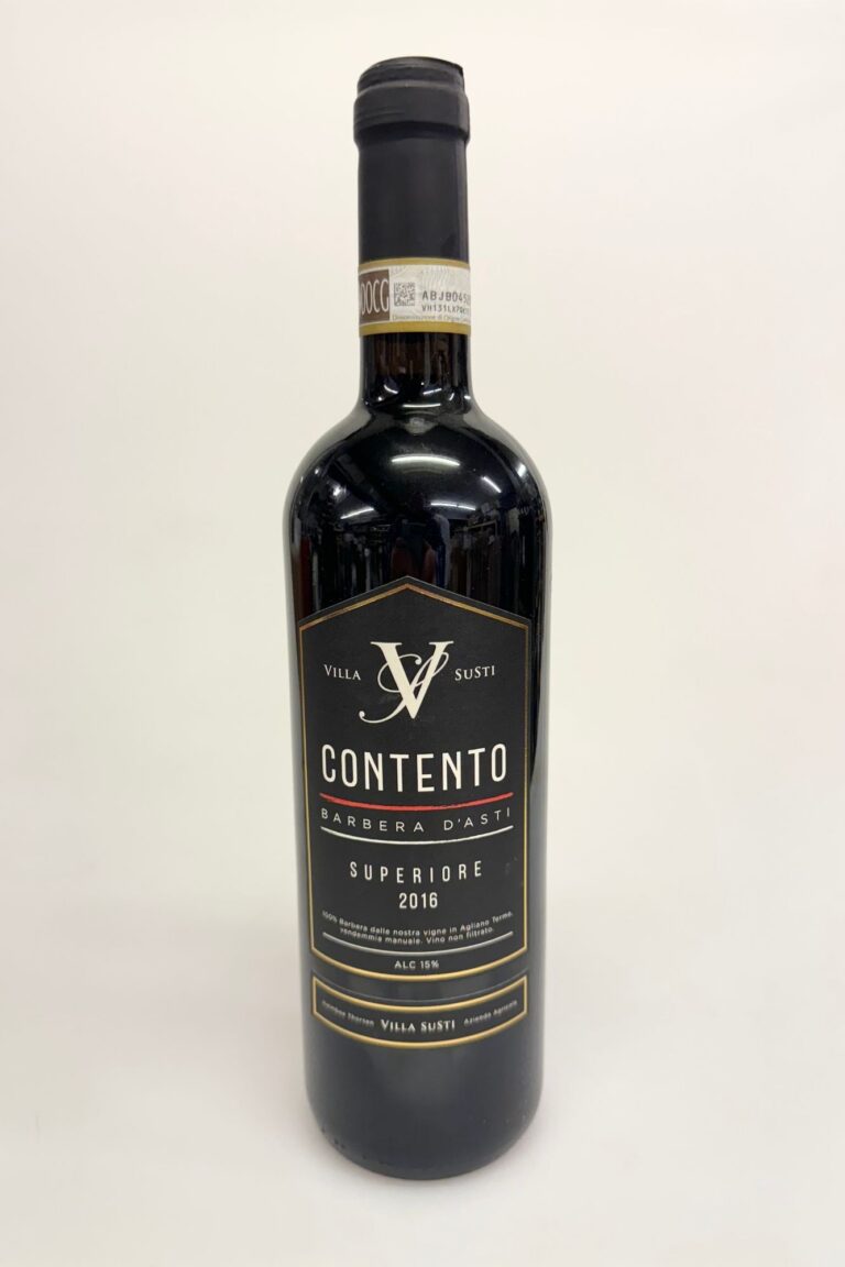 Villa SuSti Barbera d'Asti Contento Superiore 2016